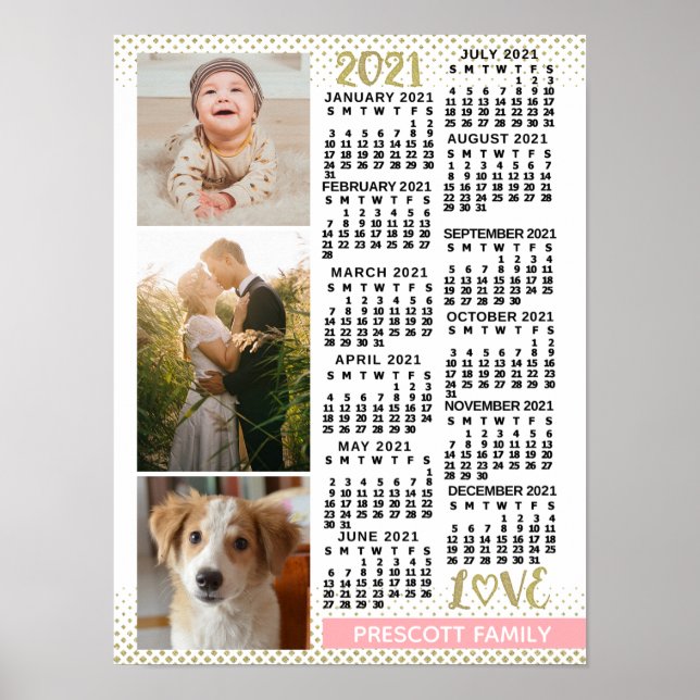 2021 Calendar (See Description for New Version)  Poster (Front)