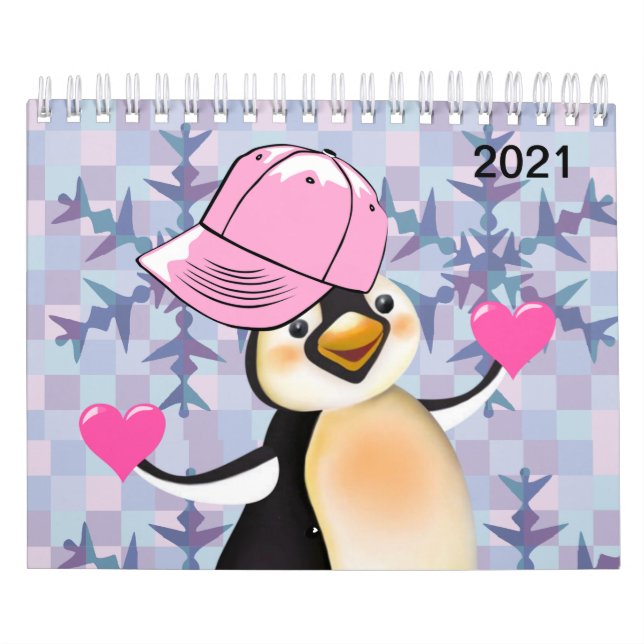 2021 Calendrier Penguin Love (Protection)