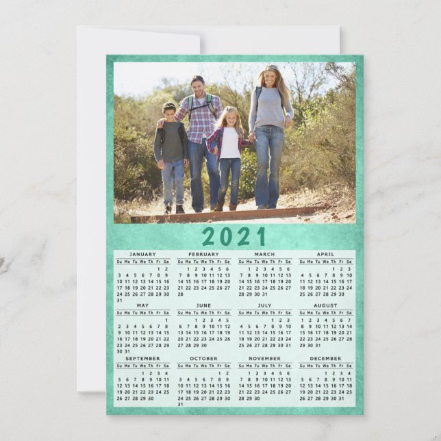 2021 Full Year Calendar Custom Photo (Front)