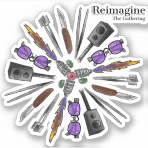 2021 Gathering T-shirt Design Sticker