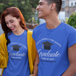 High School Graduation T Shirts Shirt Designs Zazzle CA