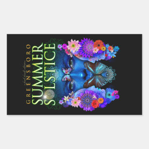 2021 Greensboro Summer Solstice Festival Keepsake Sticker