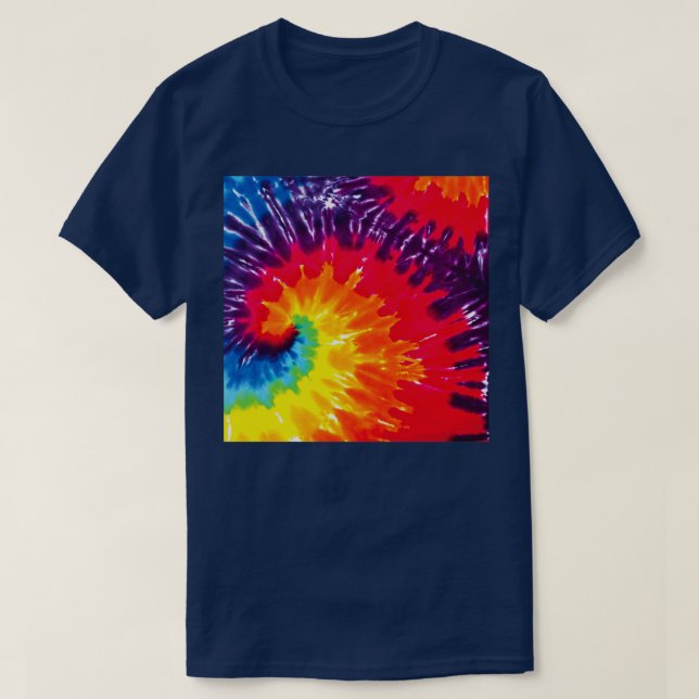2021 Hippie Dippie Tie Dye Pattern  T-Shirt (Design Front)