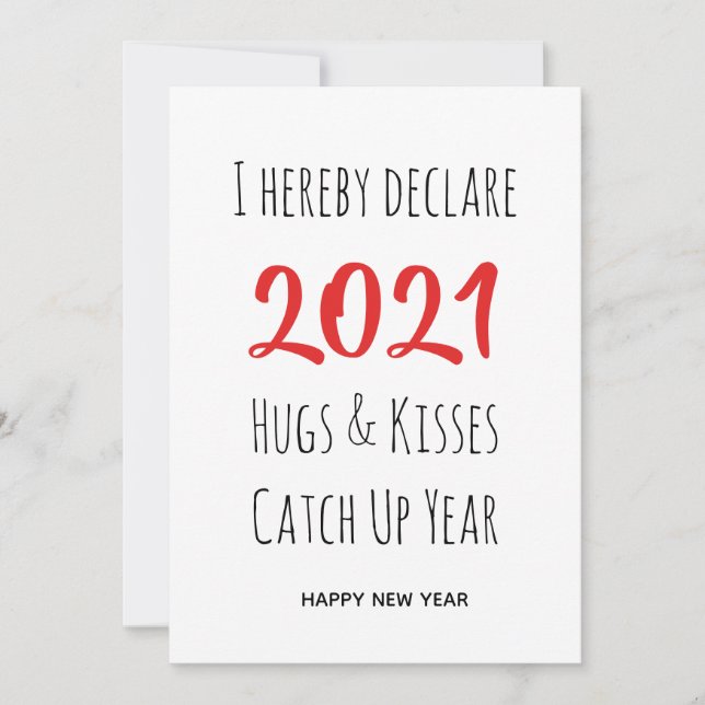 2021 HUGS AND KISSES CATCH UP | New Year (Front)