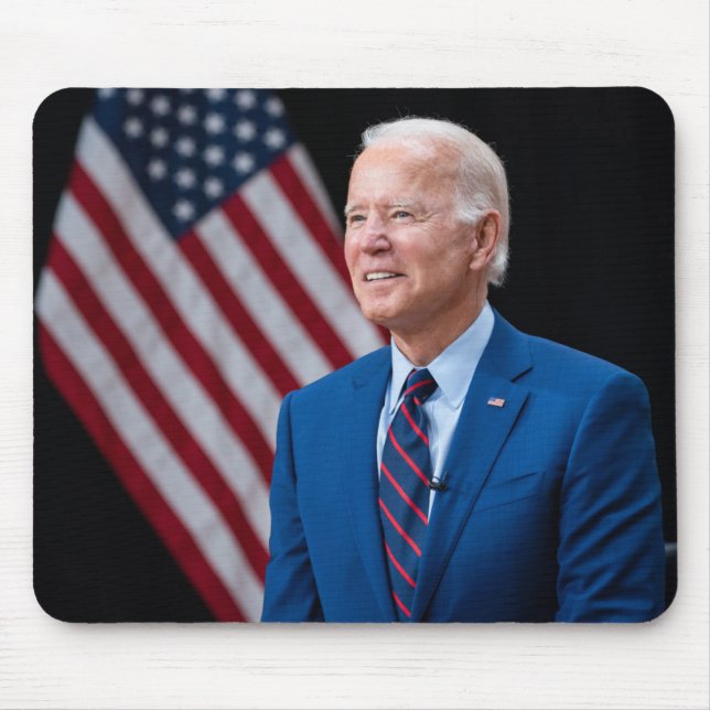 2021 Joe Biden US President Portrait Mouse Pad (Front)