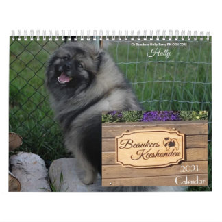 2021 Keeshond Calendar