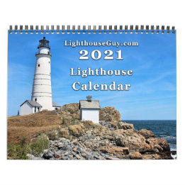 2021 LighthouseGuy.com Calendrier des phares
