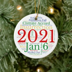 2021 Major Events Christmas Ornament