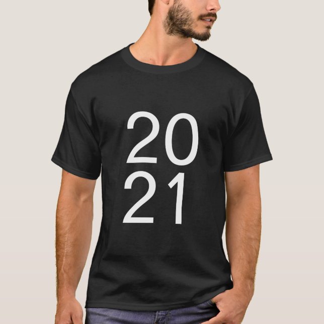 2021 Men's Basic Dark T-Shirt (Front)