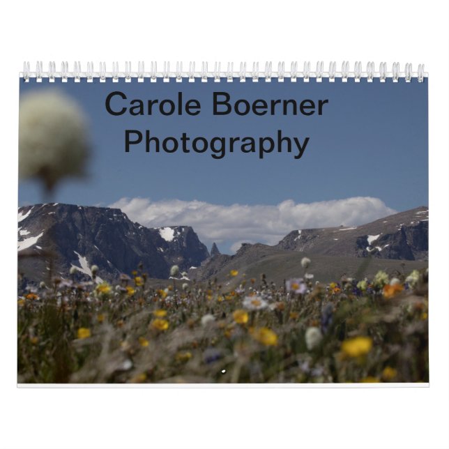 2021 Montana and Yellowstone NP Calendar (Cover)