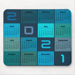 2021 Mouse Pad Calendar