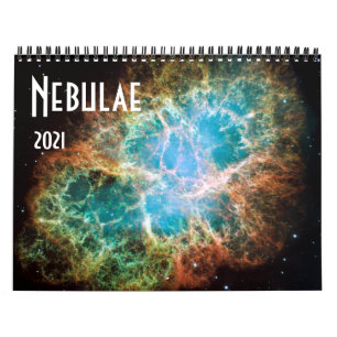 2021 NASA Space Nebulae Astronomy Stars Calendar