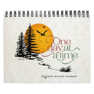 2021 One Day at a Time Inspiration Recovery Quotes Calendar