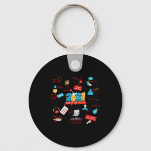2021 Pandemic Vaccines Commemorative Christmas T S Keychain