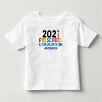 2021 Preschool Graduation Cute Custom Graduate