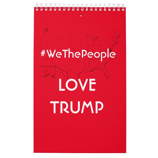 2021 President Trump Calendar (Back)