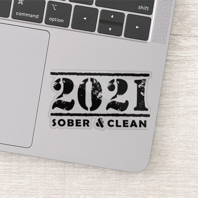 2021 Sober & Clean Recovery Sobriety Encouragement (Detail)