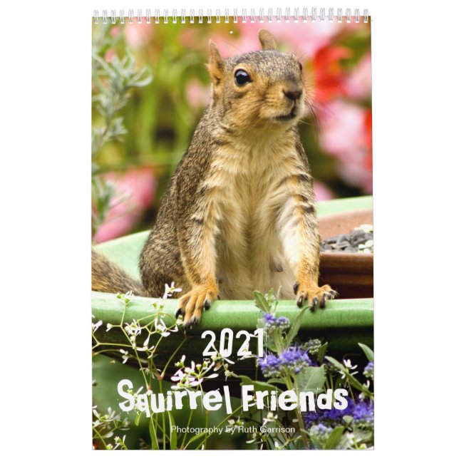 2021 Squirrel Friends Calendar (Cover)