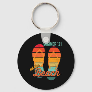 2021 Summer Family Beach Ocean Vacation Matching F Keychain