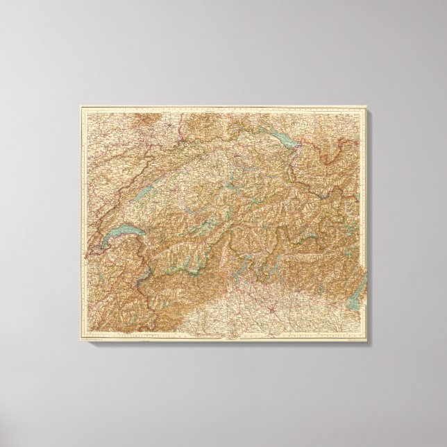 2021 Switzerland Canvas Print (Front)