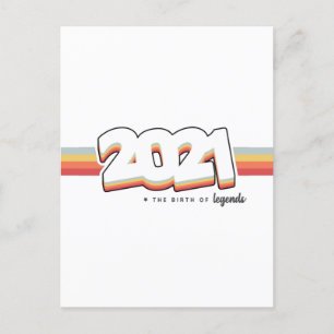 2021 The birth of legends Postcard