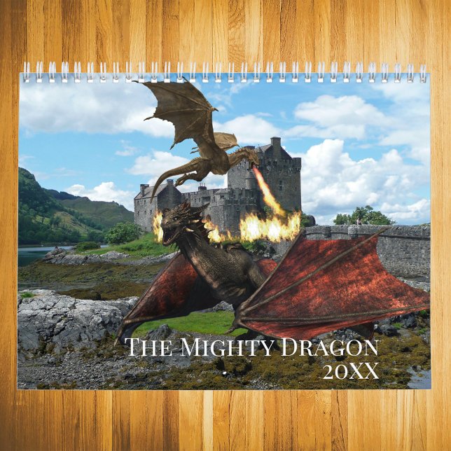 2021 The Mighty Dragon Any Year Fantasy Calendar (Creator Uploaded)