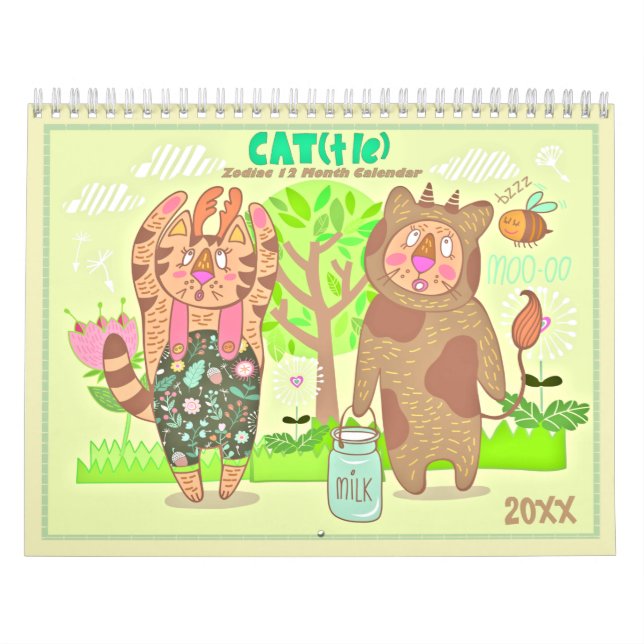 2021 The Zodiac Cats Calendar (Cover)