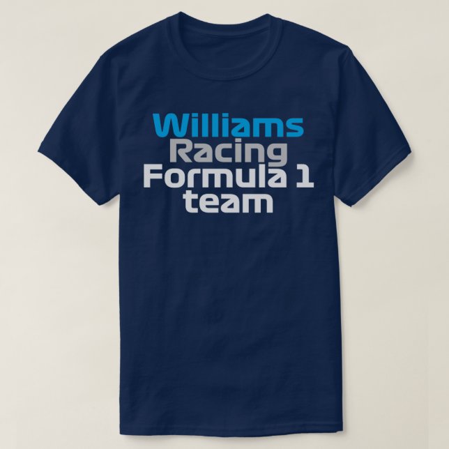2021 Williams Racing Support White  T-Shirt (Design Front)