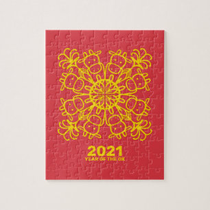 2021 Year of the ox Jigsaw Puzzle
