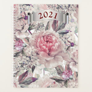 2021 Yearly Day Planner In Roses