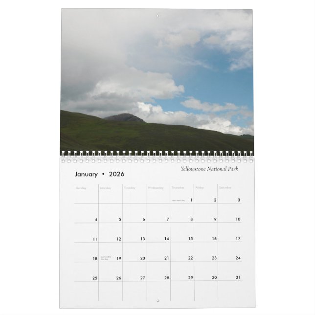 2021 Yellowstone and Beyond Calendar (Jan 2026)