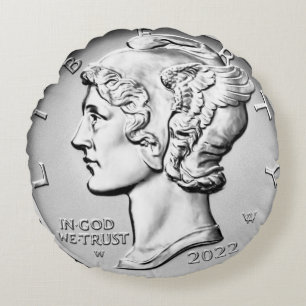 2022 $25 Palladium American Eagle Round Pillow