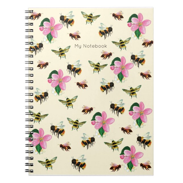 2022 Bees and bumblebees  Notebook (Front)