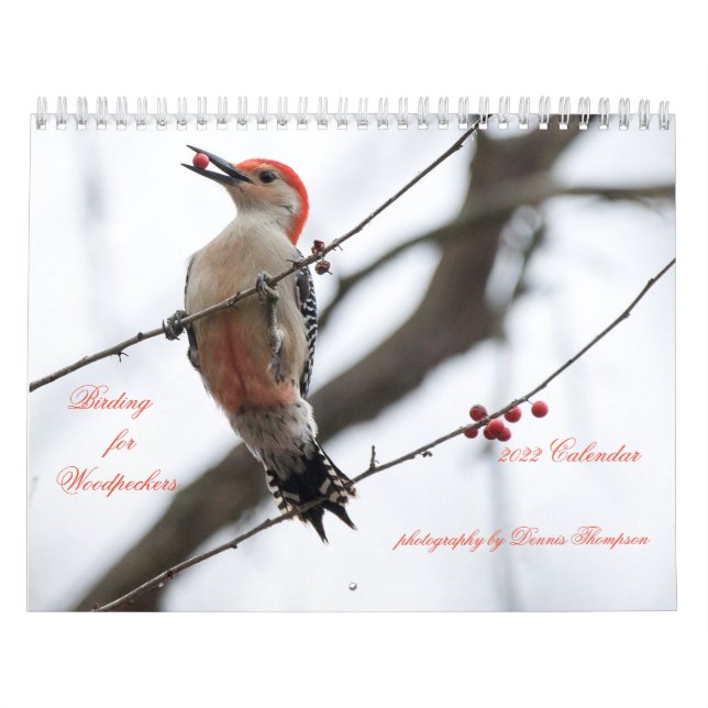 2022 Birding for Woodpeckers Calendar (Cover)