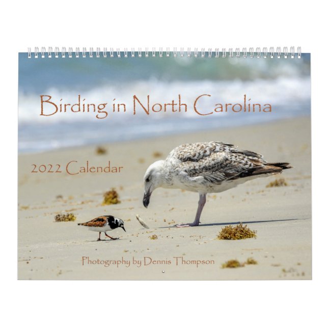 2022 Birding in North Carolina Calendar (Cover)
