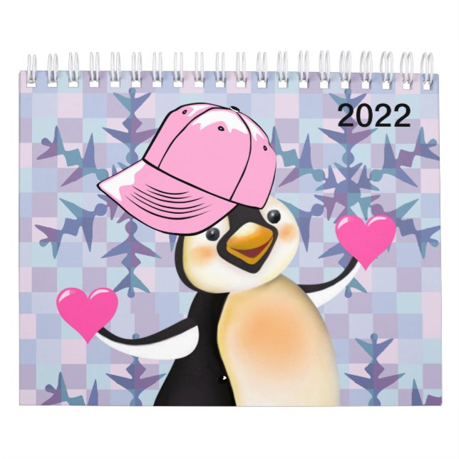 2022 Calendar Penguin Love (Cover)