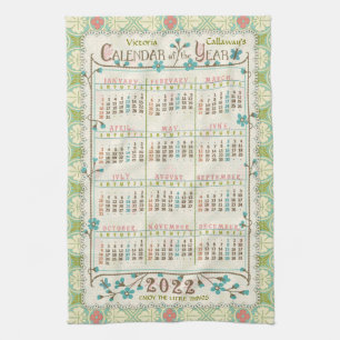 2022 Calendar (See Description for New Version)  Kitchen Towel