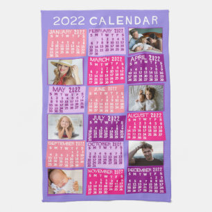 2022 Calendar (See Description for New Version)  Kitchen Towel