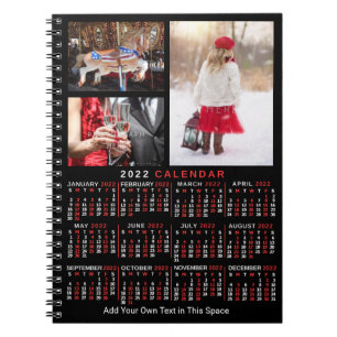 2022 Calendar (See Description for New Version)  Notebook