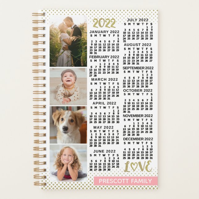 2022 Calendar (See Description for New Version)  Planner (Front)