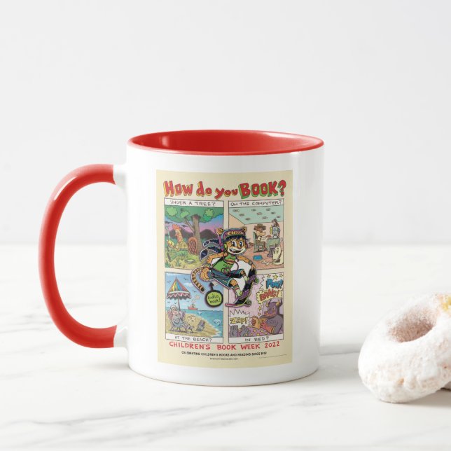 2022 Children's Book Week Poster Mug (With Donut)