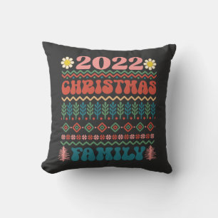 2022 Christmas Family-Merry Christmas-Xmas-Holiday Throw Pillow