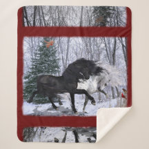 2022 Christmas Horses - change background colour