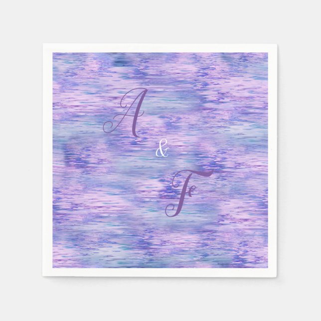 2022 colour of the year water reflection napkin (Front)