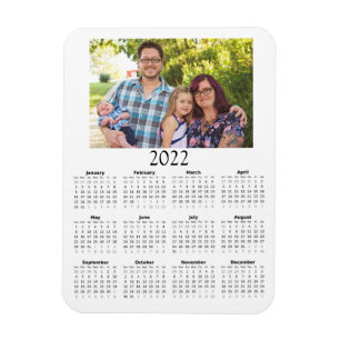 2022 Customized Photo Calendar Mini Magnet
