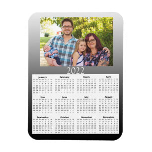 2022 Customized Photo Calendar Mini Magnet