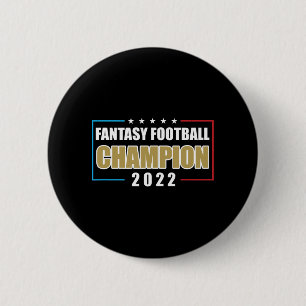 2022 Fantasy Football Champion USA Football 2 Inch Round Button