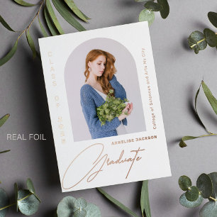 2022 graduate minimalist elegant photo graduation