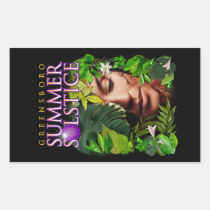 2022 Greensboro Summer Solstice Festival Souvenir Sticker