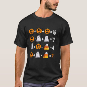 2022 Halloween Order of Operations Quiz Math Teach T-Shirt